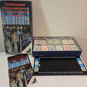 Vtg Ravensburger Board Game 1967 Multilingual Broker Complete German French - Picture 1 of 7