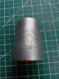 Taylor Forge Concentric Reducer 2" x1-1/ 2" Butt Weld 304 Stainless Sch 10S - Picture 1 of 2