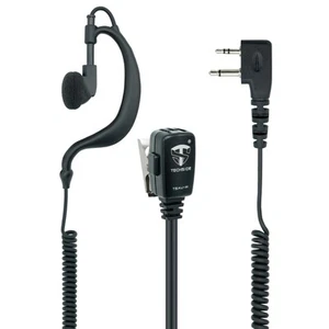 TechSide TSAU-M Auricolare Avvolgente con doppio cavo a spirale 2 Pin Midland... - Zdjęcie 1 z 1