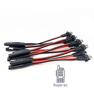 10 * Kabel zasilający ze złączem do wzmacniacza radia mobilnego GM300 GM3188 GM3688 - Zdjęcie 1 z 3