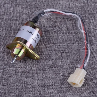 TRACTOR FUEL SHUTDOWN SHUT OFF SOLENOID Fit FOR DEERE YANMAR KUBOT 119653-77950 - Image 1 of 4