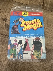Presto Magix ET - Extraterrestrial Sealed 1982 Transfers Halloween (Not a Comic) - Picture 1 of 3