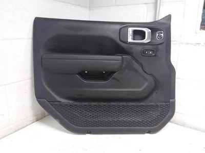  2023  JEEP WRANGLER Driver Left Side Front Door Trim Panel Black TRIM A7X9 OEM  - Image 1 of 4
