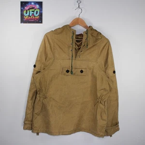 Scandinavian Surplus Mountain Anorak Herren S braun Vintage Überkopftaschen 60er - Bild 1 von 14