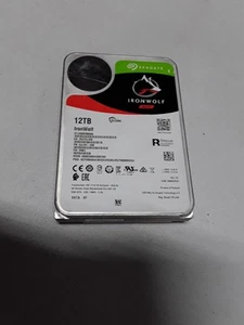 Seagate Ironwolf 2JJ101-500 NAS 12TB 7200RPM 3.5" Internal Hard Disk Drive - Afbeelding 1 van 3