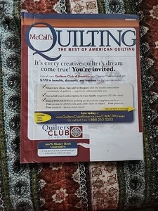 McCall's Quilting July/August 2010 Volume 17 No. 4 Magazine - Picture 1 of 3