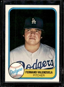 1981 Fleer Fernando Valenzuela Rookie UER RC #140 Dodgers - Picture 1 of 2