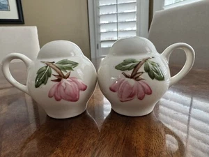 VINTAGE CONTINENTAL OFEN KERAMIK DESSERT ROSE SALZ & PFEFFERSTREUER - Bild 1 von 6