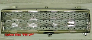 MIT ALL CHROMED FRONT GRILLE FOR RANGE ROVER L322 G203 G204 G205 2003-2005 - Picture 1 of 3