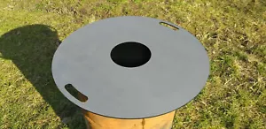 Feuerplatte Grilleinsatz Wokaufsatz Abstandshalter Adapterring Grillplatten-Set - Bild 1 von 25