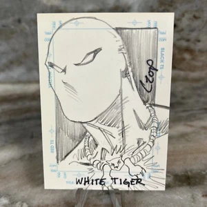 98 Skybox Marvel Creators Collection White Tiger Sketchagraph Card John Czop - Picture 1 of 10