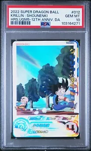 PSA 10 2022 Super Dragon Ball #012 Krillin Shounenki UGM5 Dramatic Art - Picture 1 of 2