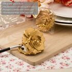 60 Ornate Matte Gold Rose Compact Mirror Wedding Bridal Shower Party Favors