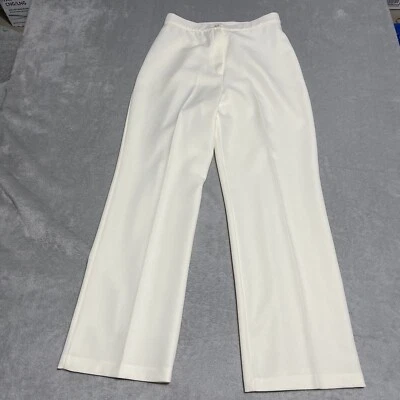 Vintage Sears Pants Womens 16 Average Ivory Wide Leg Dress Pant Career - Image 1 of 4