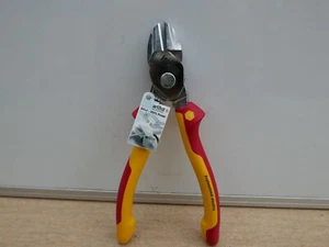 WIHA 200MM 8" HEAVY DUTY VDE BICUT ELECTRICIAN SIDE CUTTERS 38191 - Picture 1 of 3