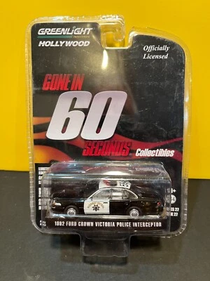 1/64 GREENLIGHT HOLLYWOOD GONE IN 60 SECONDS 1992 FORD CROWN VICTORIA POLICE CHP - Image 1 of 2