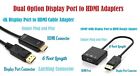 Adaptateurs PC audio vidéo HDR port d'affichage 4K DP vers HDMI 2160P et 1080P 60Hz HDR