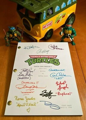 Teenage Mutant Ninja Turtles TV Show Script 1987- Cast-Signed-Autograph Reprints - Image 1 of 4