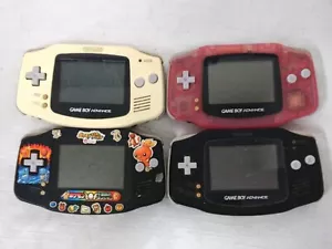 Nintendo GameBoy Advance spazzatura per parti lotto di 4 set console casuale - Foto 1 di 5