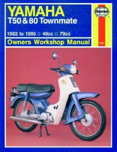 Manual de reparación Haynes 1983-1995 Yamaha T50 T80 Townmate: H1247 Foto 1 de 1