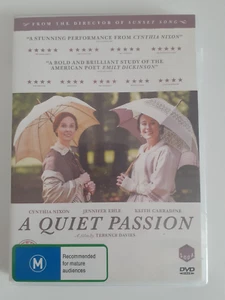 DVD Movie A QUIET PASSION, Poet Emily Dickinson Biopic, Region 2 - Picture 1 of 3