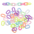 200 Pcs Handmade Cable Chain Links For Jewelry Making Connectors Plastic Bead
