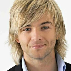 HOT Men Wig blonde mix Toupee Short Natural Wavy Capless Hair wigs+free wig cap - Picture 1 of 1