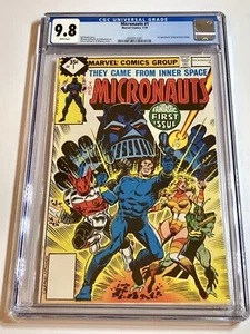 1979 Marvel MICRONAUTS #1 RARE Whitman variant Multi-Pack Graded CGC 9.8 WP - Picture 1 of 9