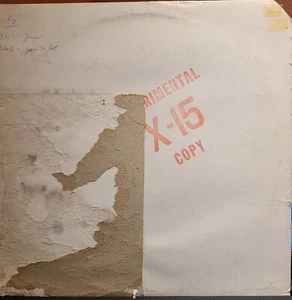 X-15 - Blueprint - PRECISION RECORDS PRC-LP-2101 Experimental Copy RARE - Imagen 1 de 6