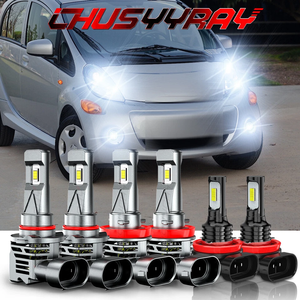 Faros LED de haz alto/bajo para Mitsubishi i-MiEV 2012 2014 2016 2017 Foto 1 de 4