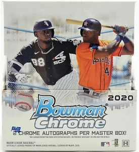 2020 Bowman Chrome Baseball Factory Sealed Hobby Box - Picture 1 of 8
