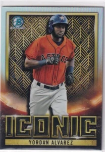 2023 Topps MLB Baseball Bowman Chrome No. BI-4 Yordan Alvarez Iconic - Bild 1 von 2