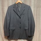 Canali 50R Dark Grey Wool 3 Button Sport Coat Made In Italy