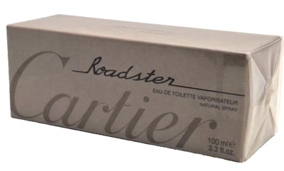 ❤️ ROADSTER, CARTIER,EAU DE TOILETTE,3.3oz 100ml,SEALED,DISCONTINUED☆☆☆☆☆ - image 1 of 4