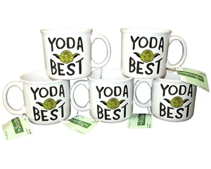 Lot of 5 - Star Wars Yoda Best Mug Coffee Tea Collector Mug 18 oz New w Tags - Picture 1 of 7