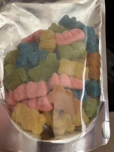 Süßigkeiten Gummibonbons 6 Oz Beutel Saure Neonbären Gourmet Mix Süßigkeiten Gummibärchen - Bild 1 von 2