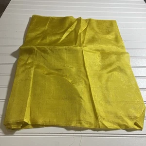 SEDA AMARILLO-LATÓN, TELA 4 yardas x 21 pulgadas de ancho o 144 pulgadas x 21 de ancho - Imagen 1 de 14