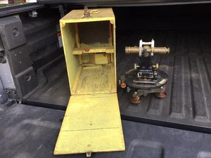VINTAGE ANTIQUE SURVEYORS TRANSIT C. L. BERGER & SONS BOSTON RESTORATION / PARTS - Picture 1 of 24