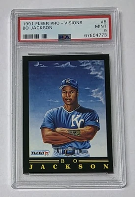 1991 FLEER PRO-VISIONS #5 BO JACKSON PSA 9! ROYALS!! LOW POP!!! 🔥 🔥  - Image 1 of 2