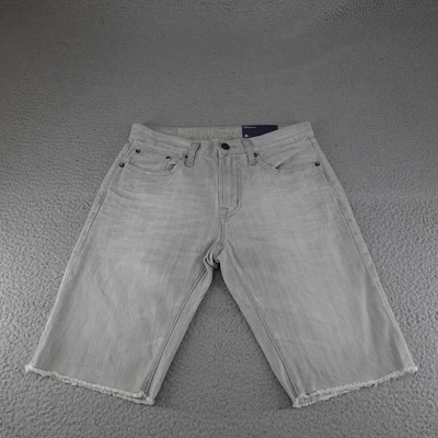 American Eagle Shorts Mens 30 Grey Denim Jorts Slim Straight Light Wash - Image 1 of 4