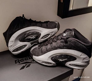 NEW In Box Reebok Emmitt Smith "ES22 Big Game" Size 9 Black/Gray - Picture 1 of 9