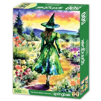 The Green Witch's Journey 500 Piece Jigsaw Puzzle Springbok New - Image 1 of 4