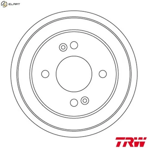2x BRAKE DRUM DB4548 FOR KIA PICANTO/EKO/TAXI MORNING/II G3LA/B3LA 1.0L 3cyl - Picture 1 of 10