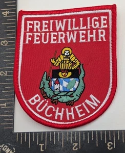 Büchheim Freiwillige Feuerwehr Patch German Fire Department Embroidered Badge - Picture 1 of 2