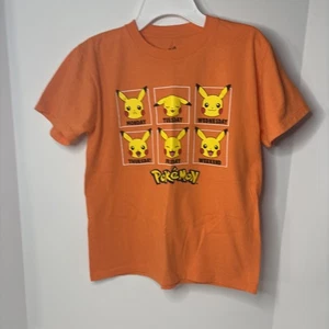 Pokemon Pikachu Weekday Chart Orange T-shirt Youth S - Picture 1 of 5