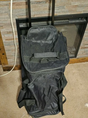 Duffel Bag Protege 30" Wheeled and Compactible Rolling Duffel Bag Black - Image 1 of 4