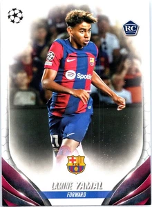 Lamine Yamal 2023-24 Topps UEFA Club Competitions #64 FC Barcelona - Picture 1 of 2