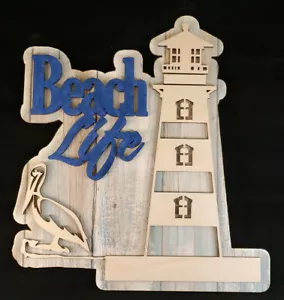 Schönes Dekoschild "STRANDLEBEN".Wohndeko nach Maß - Bild 1 von 1