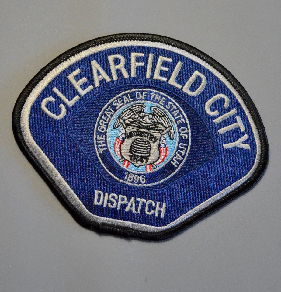 Clearfield City Utah Public Safety Dispatcher Patch ++ Mint UT - Image 1 of 1