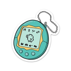 Adesivo decorazione decalcomania vinile mini gioco tascabile giocattolo anni 90 per bambini animali domestici - Foto 1 di 1